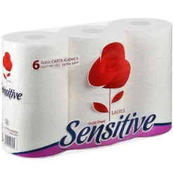 Sensitive Ladies Carta Igienica 6 Rotoli