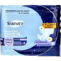 Serenity Mutandina Maxi Notte Taglia L 14 Pezzi