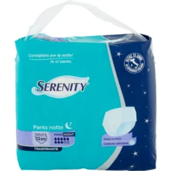Serenity Pants Notte Maxi Taglia L 12 Pezzi