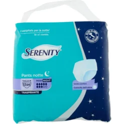 Serenity Pants Notte Maxi Taglia M 12 Pezzi