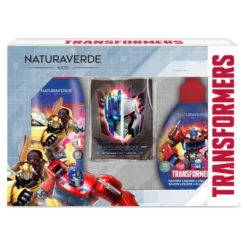 Set Transformers AR con Shampoo Doccia, Sapone Liquido e Zainetto