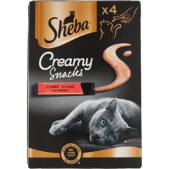 Sheba Creamy Snacks con Manzo 4 x 12 g