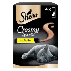 Sheba Creamy Snacks con Pollo 4 x 12 g