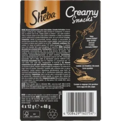 Sheba Creamy Snacks con Salmone 4 x 12 g