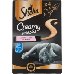 Sheba Creamy Snacks con Salmone 4 x 12 g