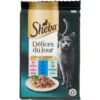 Sheba Délices du Jour Cibo Umido Gatto in Salsa con Salmone, Tonno e Trota 6 x 50 g