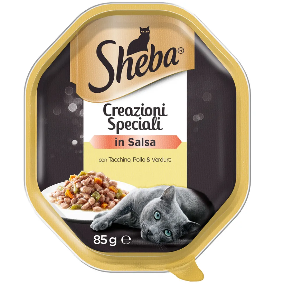 Sheba flexi 85 gr tacch/pollo/verd in salsa