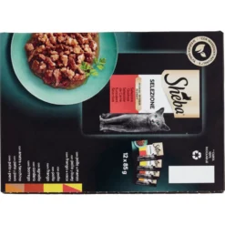 Sheba Selezione Cibo Umido Gatto in Salsa Selezione Gustosa 12 x 85 g
