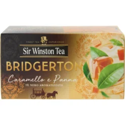 Sir Winston Tea Bridgerton Caramello e Panna Tè Nero Aromatizzato 20 Filtri