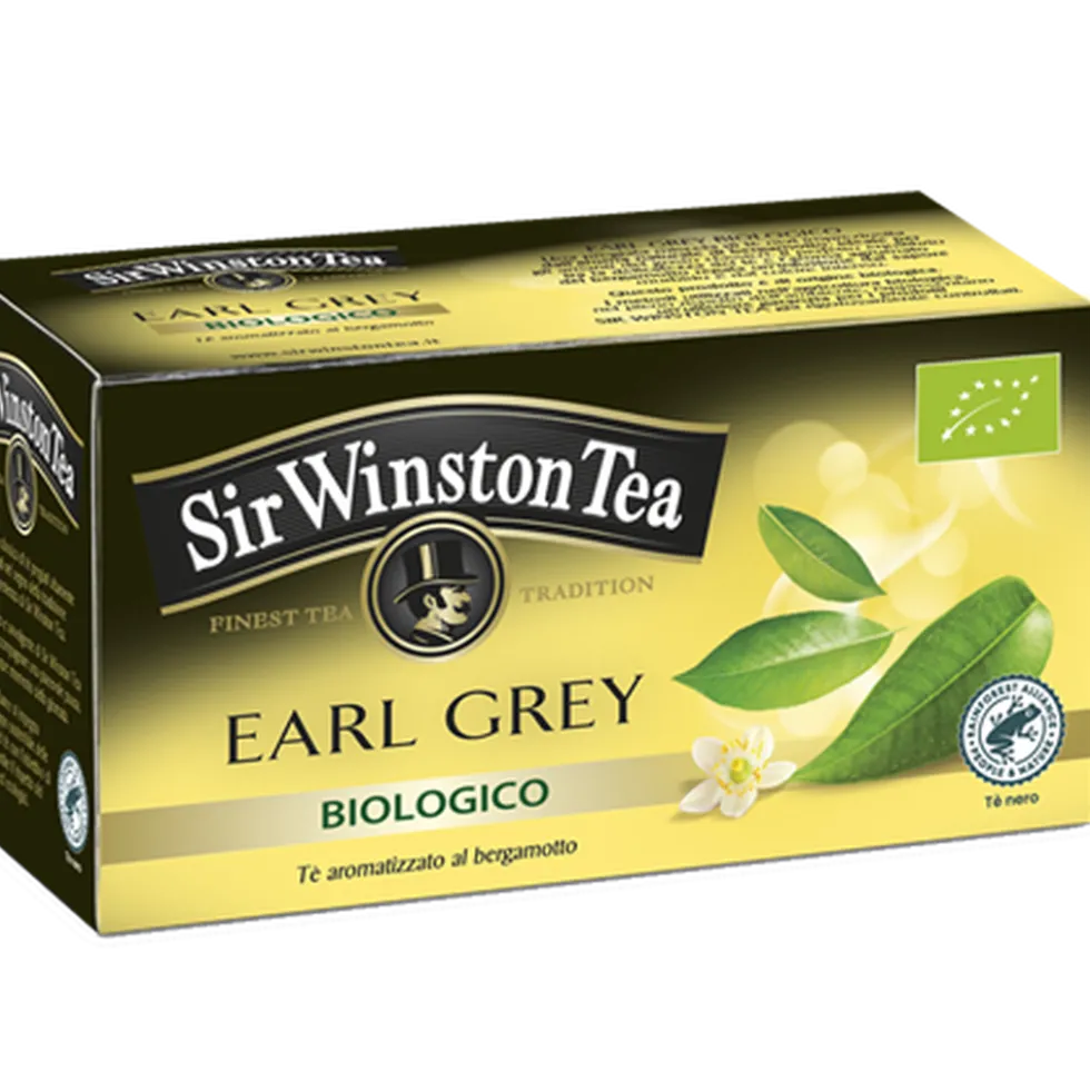 Sir Winston Tè Nero Earl Grey Bio 20 Bustine