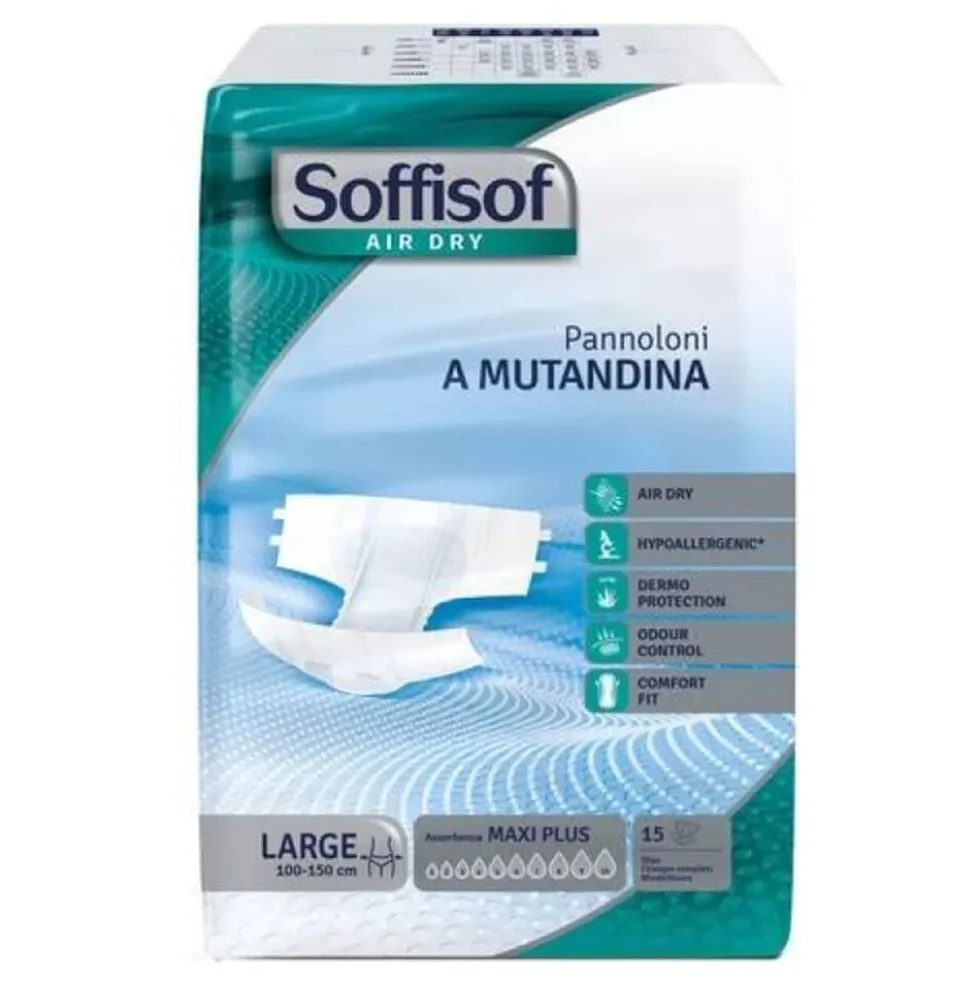 SoffiSof Pannoloni Mutandina Maxi Plus Large 15pz