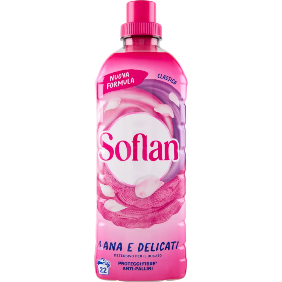Soflan Detersivo Liquido Classico per Lana e Delicati 900 ml