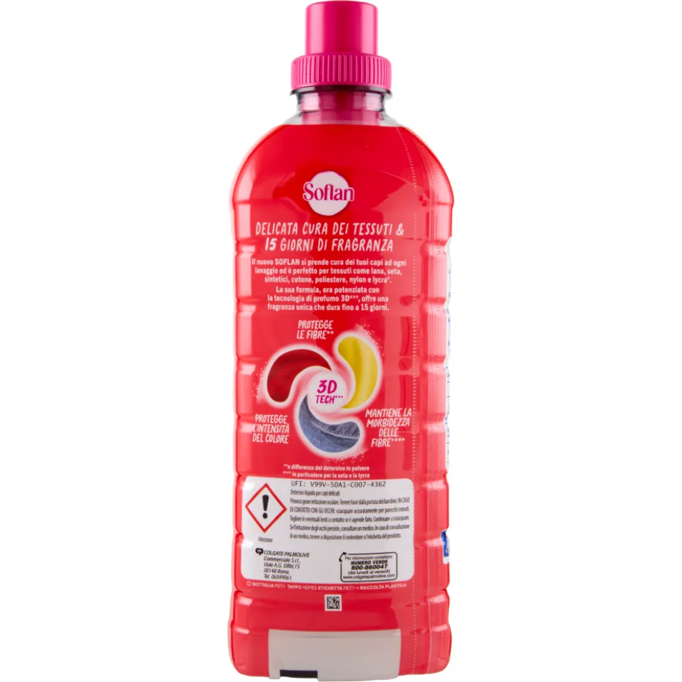 Soflan Detersivo Liquido per Capi Misti 900 ml