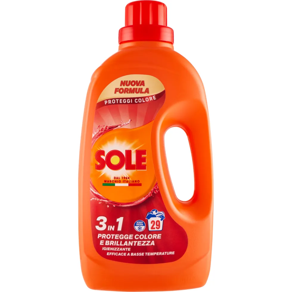 Sole Detersivo Lavatrice Proteggi Colore 29 Lavaggi