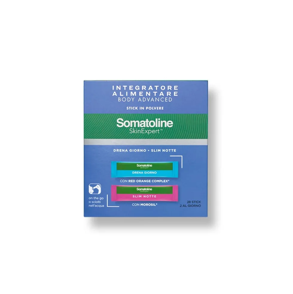 Somatoline Body Advanced Integratore Drenante e Dimagrante 28 stick
