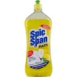 Spic & Span Detersivo Piatti Limone e Menta 1000 ml