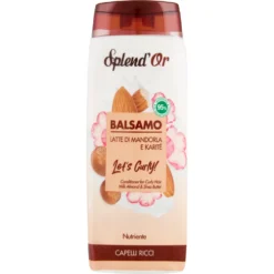 Splend'Or Balsamo Latte di Mandorla e Karité Let's Curly! Nutriente 300 ml