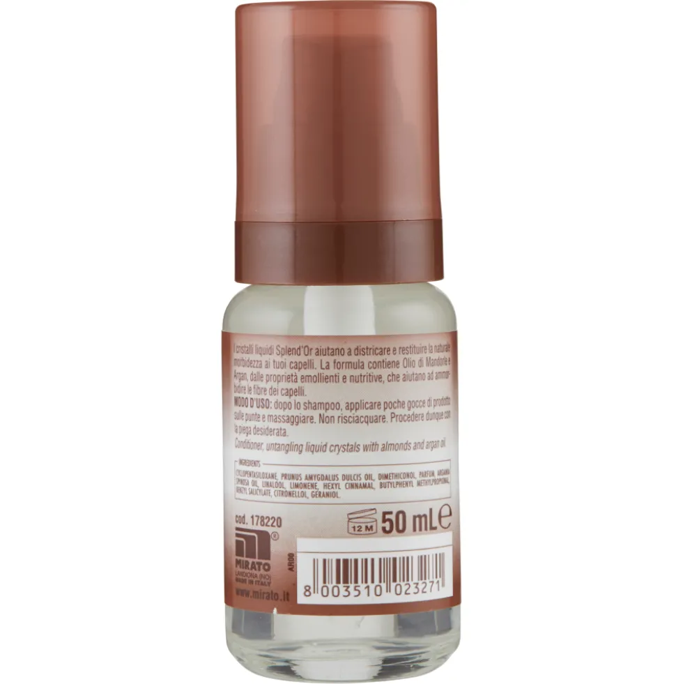 Splend'Or Cristalli Liquidi con Olio di Mandorle e Argan 50 ml