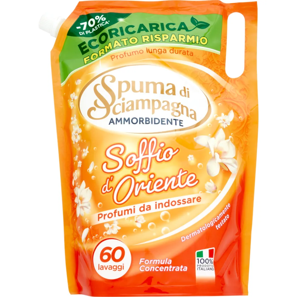 Spuma di Sciampagna Ammorbidente Soffio d'Oriente Refill 1500 ml