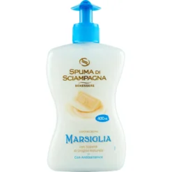 Spuma di Sciampagna Benessere Marsiglia Saponecrema con Sapone di Origine Naturale 400 ml