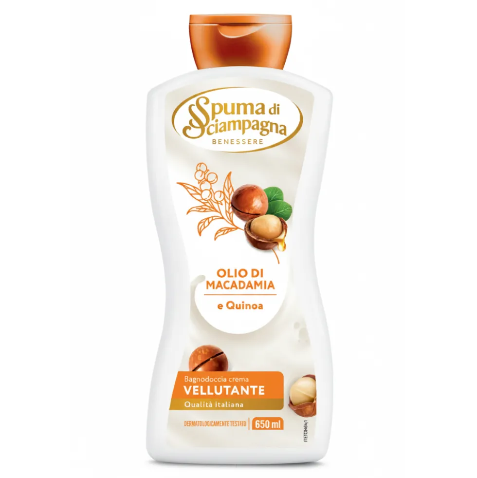 Spuma di Sciampagna Macadamia e Quinoa Bagnodoccia 650 ml