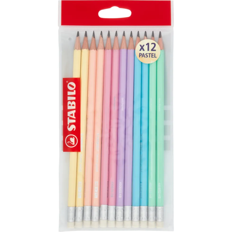 Stabilo Swano Pastel HB Con Gommino 12pz