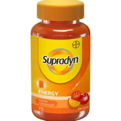 Supradyn Energy Integratore Multivitaminico con Vitamine e Coenzima Q10, 70 Caramelle Gommose