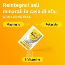Supradyn Magnesio e Potassio Integratore di Vitamine B C e Minerali 24 Buste Effervescente