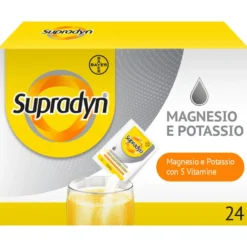 Supradyn Magnesio e Potassio Integratore di Vitamine B C e Minerali 24 Buste Effervescente