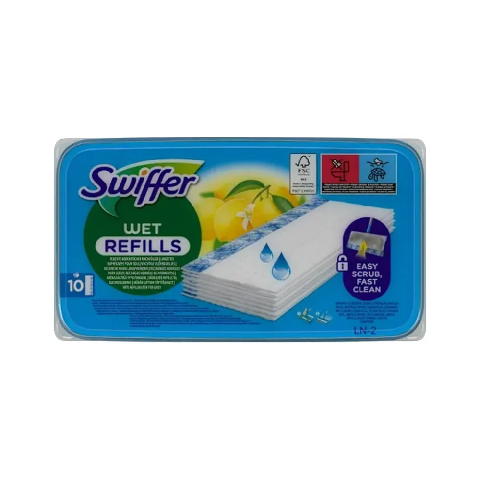 Swiffer Wet Ricambi 10 Panni Umidi