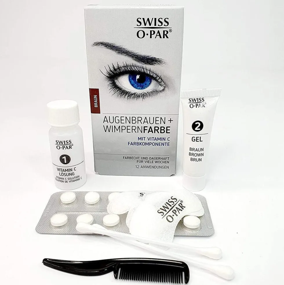 Swiss Kit Colore Ciglia Sopracciglia Marrone