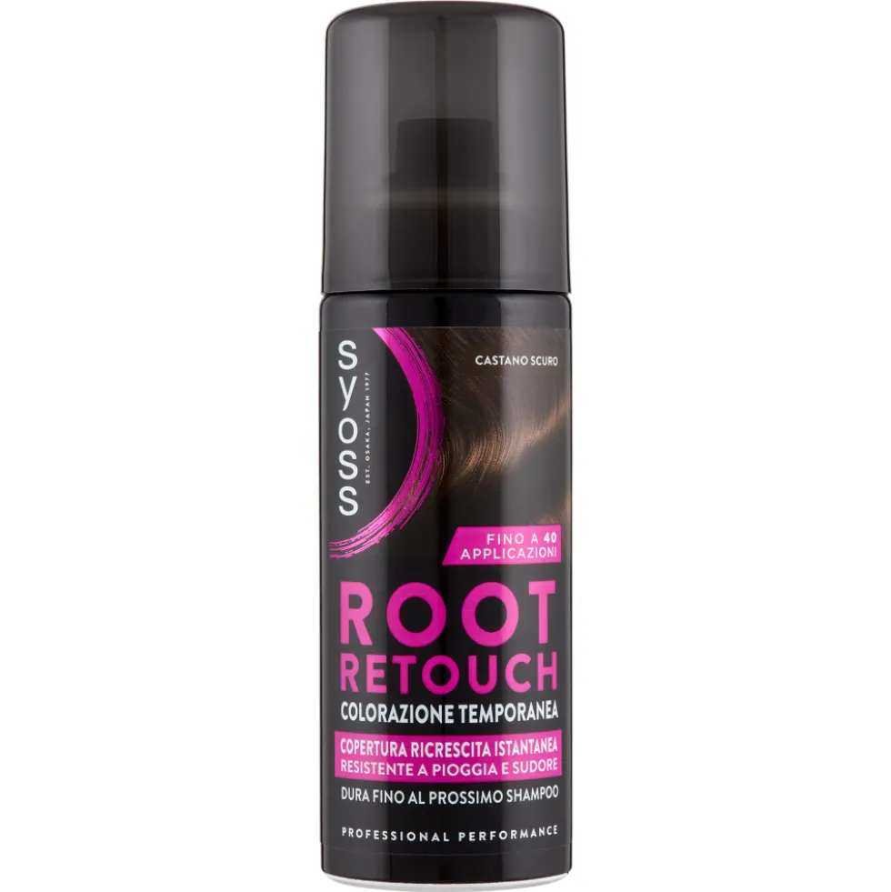 Syoss Root Retouch Colorazione Temporanea Castano Scuro
