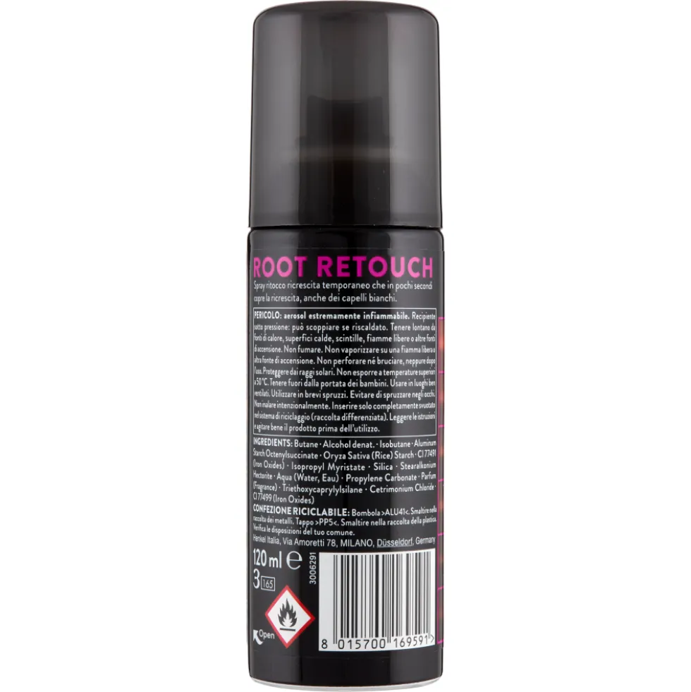 Syoss Root Retouch Colorazione Temporanea Rosso 120 ml