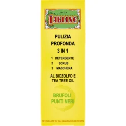 Tabiano Pulizia Profonda 3 in 1 al Biozolfo e Tea Tree Oil 75 ml