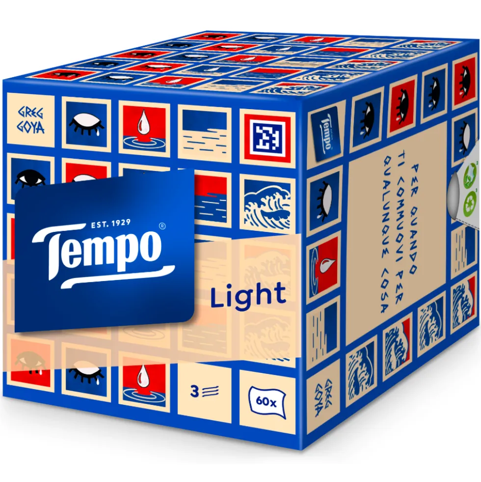 Tempo Light Box 60 Fazzoletti