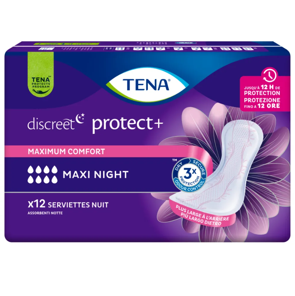 Tena Discreet Maxi Night 12 - assorbenti plus