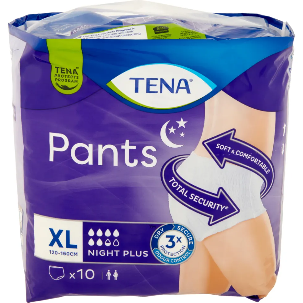 Tena Pants Plus Night XL 10Pz