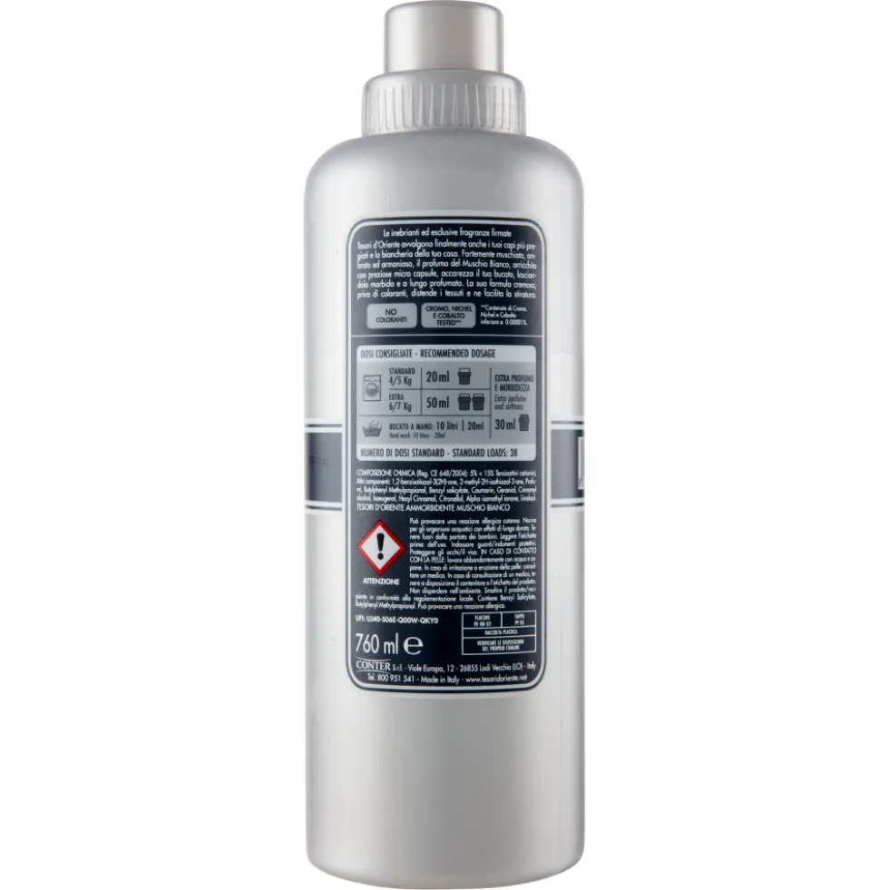 Tesori d'Oriente Ammorbidente Muschio Bianco 760ml