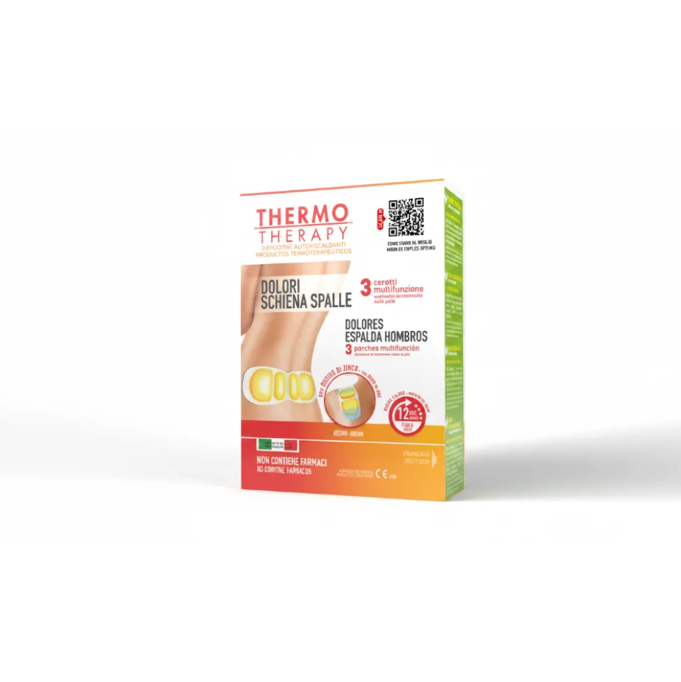 Thermotheraphy Cerotto Multifunzione Schiena e Spalle 3 Pezzi