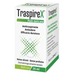 Traspirex Deodorante Roll On Pelli Delicate 20ml