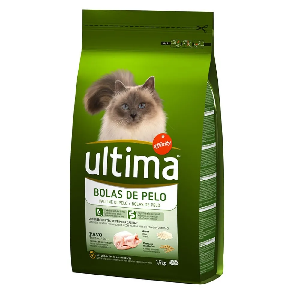 Ultima Cat Palline di Pelo Tacchino 1,5 kg