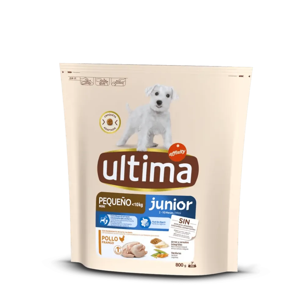 Ultima Dog Mini (1-10 kg) Junior (2-10 Mesi) Pollo 800 g