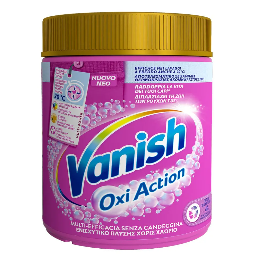 Vanish Polvere Rosa Smacchiatore Bucato 500 gr