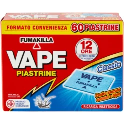 Vape Piastrine Zanzare 60 Pezzi