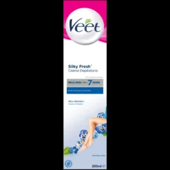 Veet Crema Depilatoria Pelli Sensibili Silky Fresh Technology 200 ml