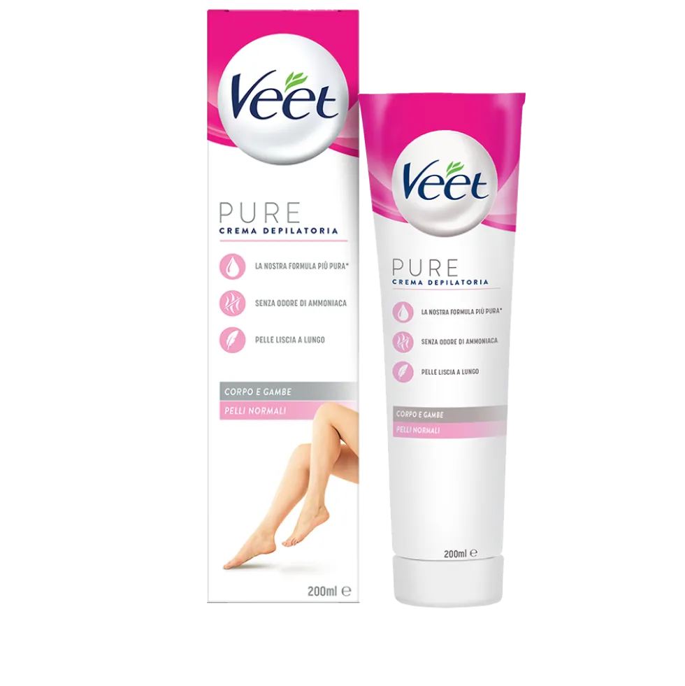 Veet Crema Depilatoria Pelli Normali Silky Fresh Technology 200 ml