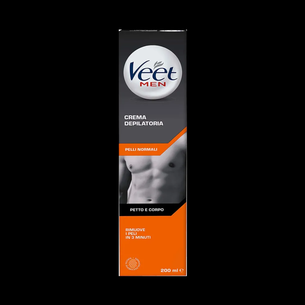 Veet Men Crema Depilatoria Pelli Normali 200 ml