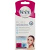 Veet Pure Strisce Depilatorie Viso 16 Pezzi + Salviette Post-Epilazione Idratanti