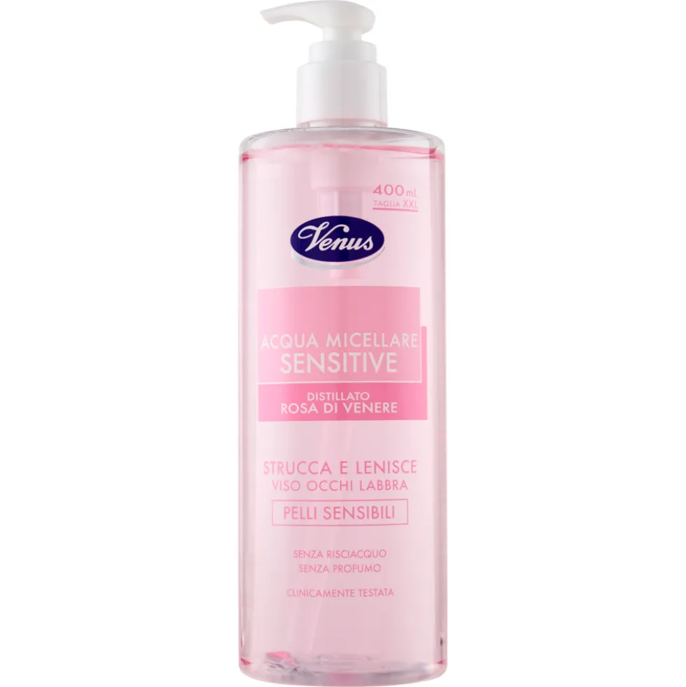 Venus Acqua Micellare Sensitive Pelli Sensibili 400 ml