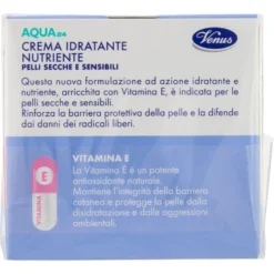 Venus Aqua 24 Crema Idratante Nutriente Pelli Secche e Sensibili 50 ml